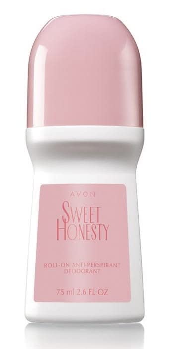 Avon Sweet Honesty Roll-On Deodorant, Quick-Drying Odor Protection, 6 Pack