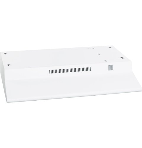 GE Under Cabinet Range Hood | 30-Inch Kitchen Exhaust Fan with 2 Speeds, Cooktop Lighting & Included Filter | Kitchen Essentials | Top or Rear Exhaust Capability | Non-Vented | 170 CFM | Black