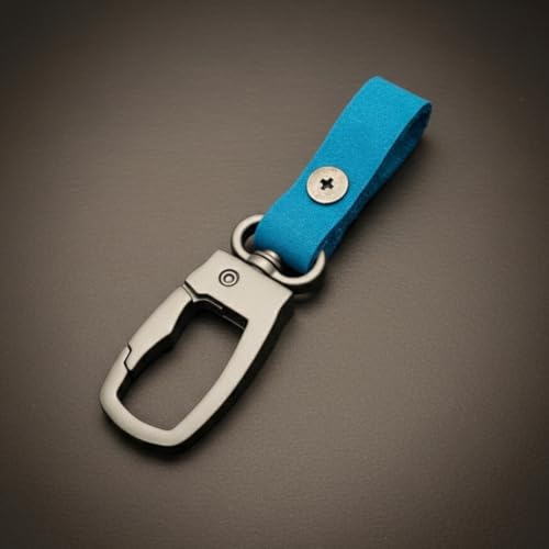 Image of THE MEN THING - Stylish Multicolor Stainless Steel Keychain for Men & Boys (FORGECLIP BLUE)