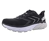 HOKA Mens Arahi 5 Mesh Black White Trainers 9 US