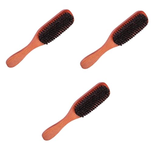 Brosse à cheveux bois poils de sanglier pour démêler les cheveux humides