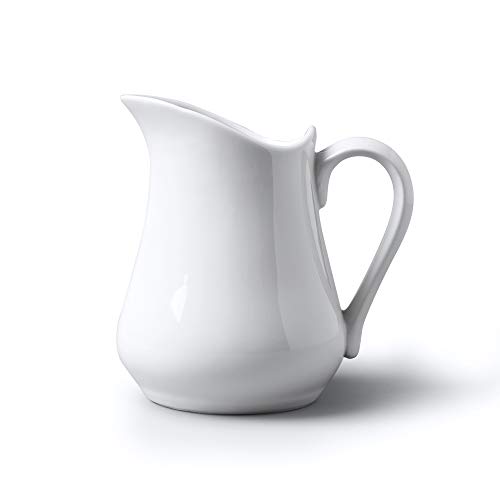 Wm Bartleet & Sons - Jarras de porcelana, Blanco, 1100 ml