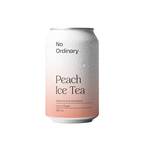 No Ordinary Hawke's Bay Peach Ice Tea 330 ml (Pack of 12)