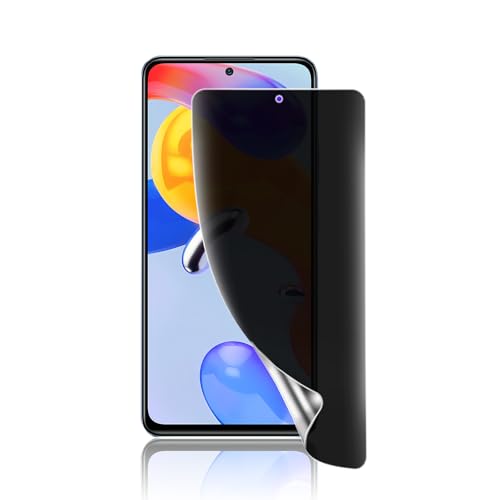 【覗き見防止 ・ ガイド枠付き】JACRON フィルム For Redmi Note 11 Pro 5G用の覗き見防止 フィルム 自動修復 キズ防止 3D全面保護 Redmi Note11Pro のぞき見防止フィルム画面保護フィルム【気泡ゼロ/高感度/指紋