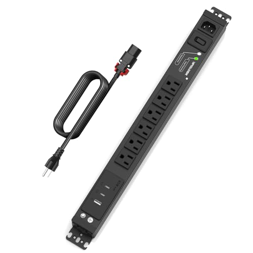 Protector eléctrico Apislogik K10APF4-10S0600A0435AXS01-9QT, 6 tomas, 3 puertos USB, 1.83 m de cable, color negro miniatura 1