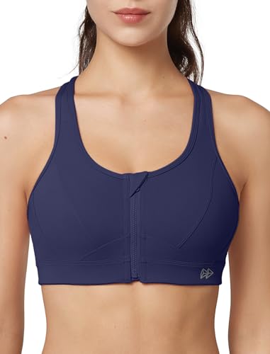 Yvette Front Zip Sports Bra