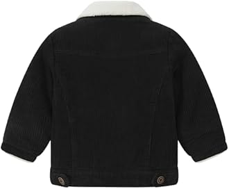 Toddler Boy Winter Thick Corduroy Coat Baby Boys Sherpa Lined Jacket Outwear
