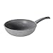 MOPITA ROCCIA VIVA Wok Antiaderente Ø 28 cm Padella per tutti i piani cottura (No Induzione) Multistrato Antiaderente, Rivestimento 5 strati Antigraffio, Manico Soft Touch, Made in Italy