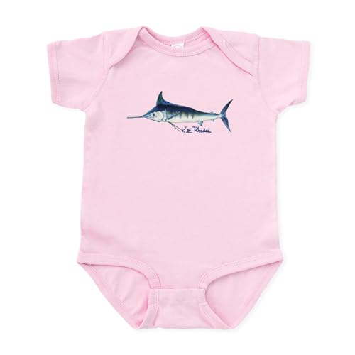 Image of CafePress Blue Marlin Infant Creeper Body Suit Cute Infant Bodysuit Baby Romper