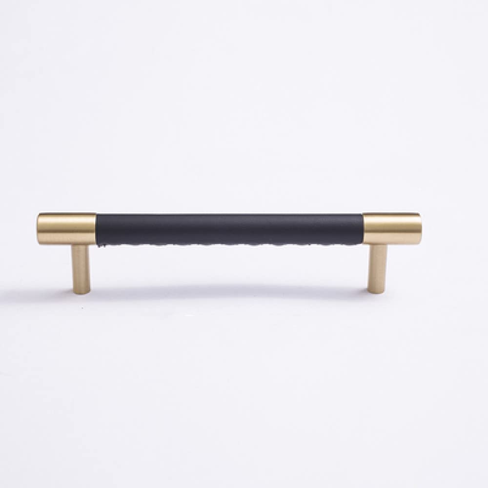Poignées en cuir souple noir Youther pour sublimer vos meubles d'exception