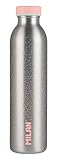 MILAN® Botella isotérmica de acero inoxidable 591 ml serie Silver, rosa