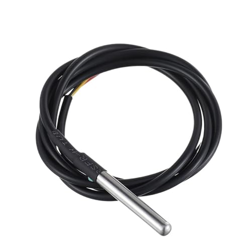 Sensor DS18B20 sumergible de 5M que evita la corrosión en medición de líquidos 5 uds