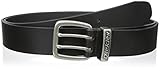 Dickies Men's Big and Tall Leather Classic Casual Belt, Black, 2X (Waist: 46)