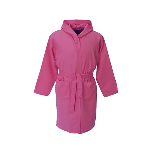 10XDIEZ Albornoz microfibra infantil frambuesa (Fuxia - 6 años)