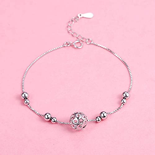 Bracelet en argent pour femme ajustable à porter au quotidien ou en soirée