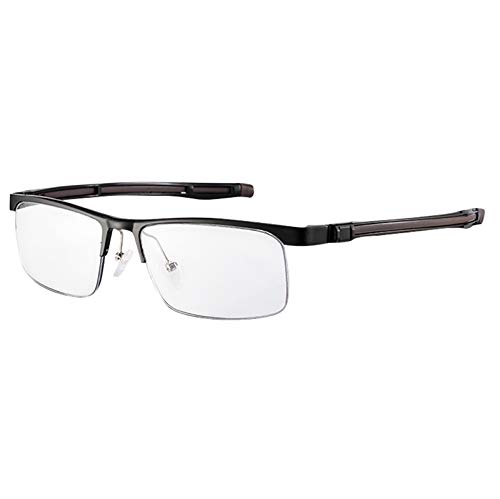 Anti-luz Azul Progresiva Multi-Enfoque Zoom Inteligente Cambio de Color AutomáTico Gafas PresbióPicas Hombre (+ 1.00- + 3.50)