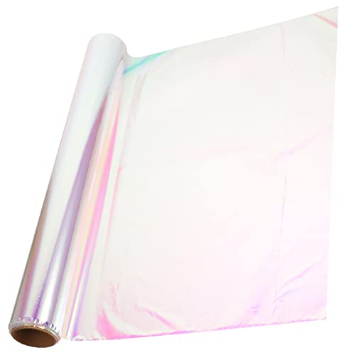 Bouquet cellophane transparent holographique de qualité supérieure pour art floral