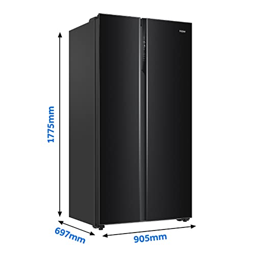 Haier 630 L Double Door Side By Side Refrigerators, Expert Inverter Technology (HRS-682KS, Black Steel,Magic Convertible, Made In India) - Image 5
