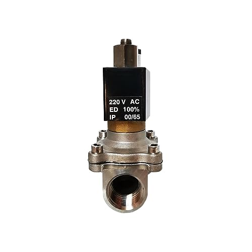 Électrovanne pneumatique 2 pouces DN50 en acier inoxydable normalement ouverte