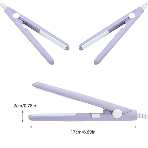 YIPINER Mini Hair Straightener 2 in 1 Straight and Curly Hair Flat Iron の商品画像 3