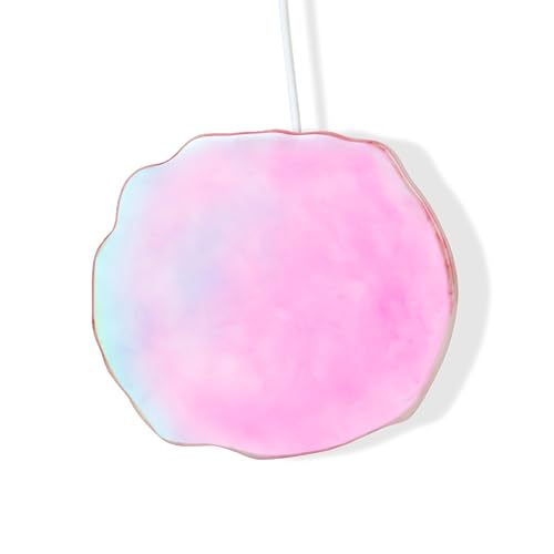 Ellie Rose - Crystal Wireless Charger - Agate Gemstone Fast Charging Pad Wireless Charging Base...