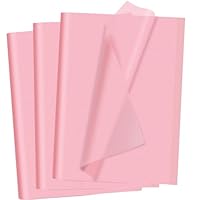 40 Sheets Pink Tissue Paper for Gift Bags Valentines Day Weddings Birthday Fall Decoration Sunflower DIY Art Crafts Packaging Wrapping Paper Bulk, 14 x 20 Inch