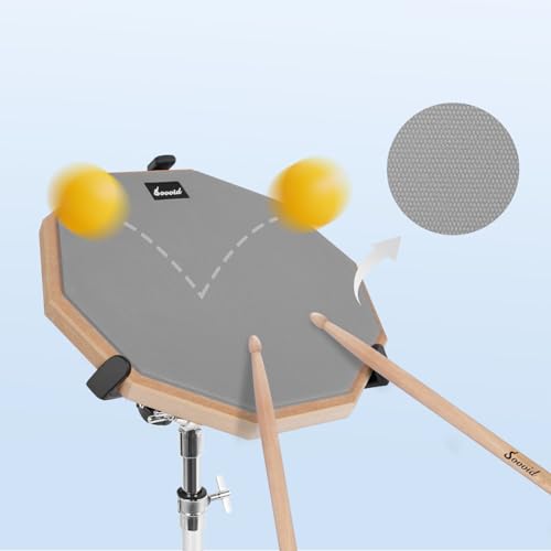 12" Double-Sided Drum Pad with 5A Sticks & Storage Bag - Image 4