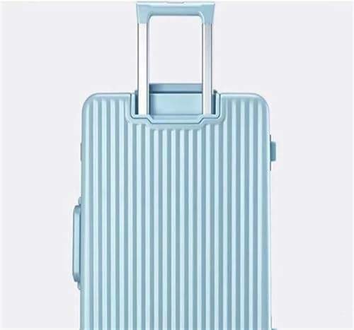 Luggage Travel Gear Luggage Resistant Hard Luggage Aluminum Frame Carry On Luggage Security Lock Suitcase(White,20in)3