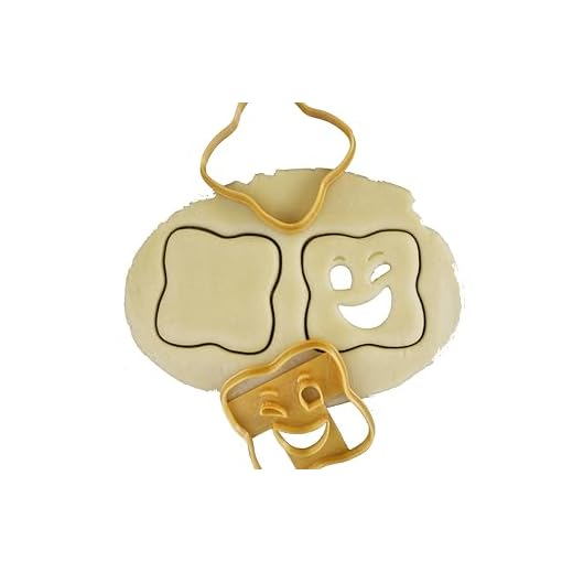 3DKOUPE - Lot de 2 - Emporte-pièce grand sourire - Lot de 2-1 visage + 1 contour - Biscuits fourrés - Pâtisserie créative