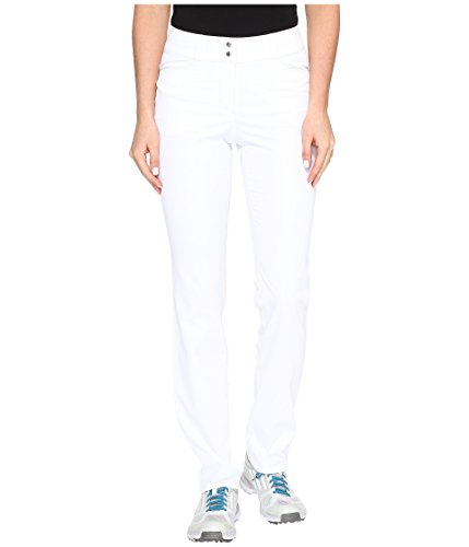 adidas Women's Standard Essentials Lightweight Pants, White, 4