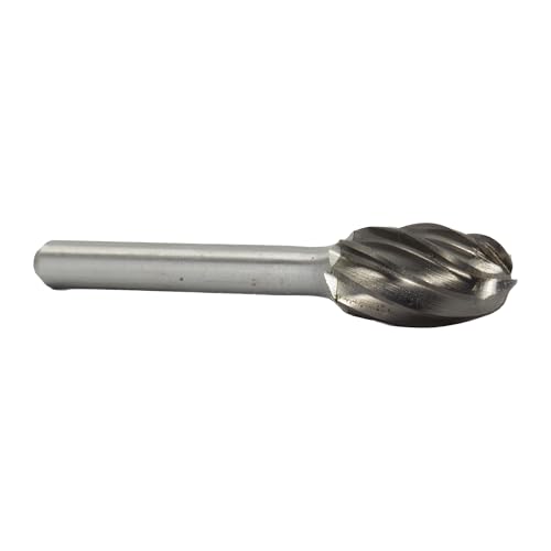 Image of Drill America DULSE5NF SE5NF 1 /2 inch X 7 /8 inch Oval Carbide Burr 1 /4 inch Shank - Aluminum, DUL Series