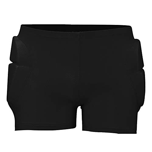 Jiakalamo Short rembourré protection 3D pour hanches, coussinets d'accident pour snowboard, patinage, coussinets d’impact