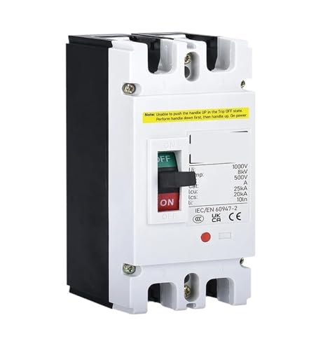 Disjoncteur boîtier moulé avec pouvoir de coupure 25KA pour courant 500V