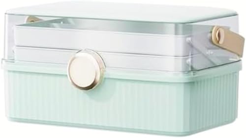 ZanPol 救急箱 薬箱 おしゃれ 大容量 かわいい 3層折り畳み式 薬収納 薬入れ 救急ボックス きゅうきゅう 箱 くすりばこ 層 密封防水 持ち運び便利 工具箱 道具箱 裁縫箱 おもちゃ箱 釣具 多機能収納ボックス 防災 応急処置 家庭用 旅行用 車