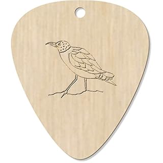 Azeeda 7 x ‘Oiseau’ médiator/pic de Guitare (GP00026568) - Les Beatles, Paul McCartney, John Lennon, RIngo Starr, George Harrison