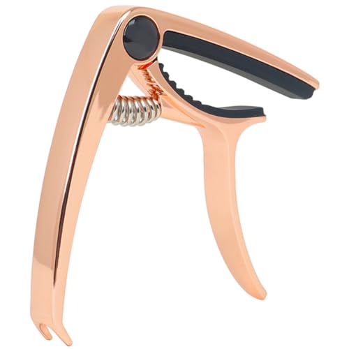 Toddmomy Electric Guitar Capo Tone Modifying Clip for Acoustic Electric Guitars Metal Design for Ukulele Durable Stable Guitar Accessory