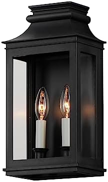 Maxim Savannah VX - 2 Light Outdoor Wall Mount-15.25 Inches Tall and 7.75 Inches Wide-Black Oxide Finish