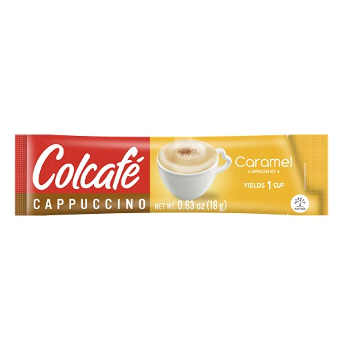 Colcafé Caramel Cappuccino Instant Mix | Convenient & Portable Packs | 100% Colombian Coffee | Make Hot Or Cold | 6 Count (Pack Of 2) #TOP4