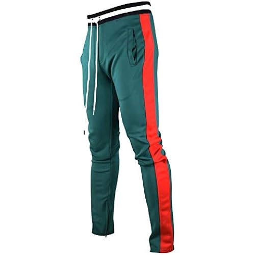 SCREENSHOT-Track Pants S41700 Mens Premium Slim Athletic Fitness Lifestyle Workout Bottoms - Classic Fit
