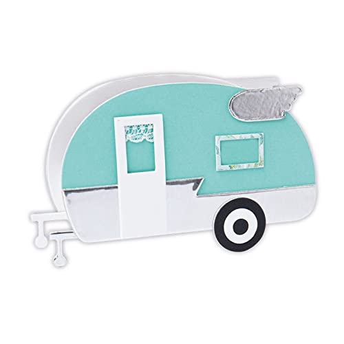 Matrice de decoupe Camper 3-D avec pliage integre pour carton epais Eileen Hull - 2