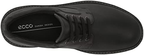 ECCO Men's Turn II Waterproof Plain Toe Tie Oxford, Black Nubuck, 8-8.5 | Image 4