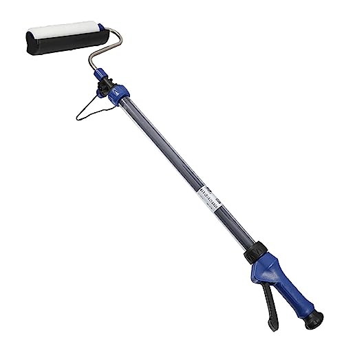 Rullo per vernice elettrico con pennello e asta estensibile -