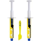 JLJ サーマルペースト 80g CPUペースト サーマルコンパウンド ペーストヒートシンク IC/プロセッサー/CPU/全クーラー用 カーボンベース 高性能熱インターフェース素材 CPUサーマルペースト …