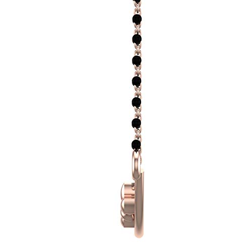 Image of DISHIS 14k (585) 14K (585) White Gold Designer Mangalsutra for Women