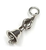 Drachensilber Silber Anhänger Glocke Schmuck 925 Sterling Silber Tempel Silberanhänger Frauen hinduistisch