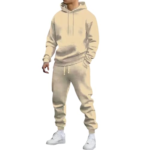 Tute Sportive da Uomo, Felpa con Cappuccio e Pantaloni da