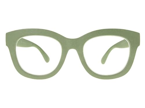 Goodlookers Women's Green Reading Glasses 'Encore Eco' +2.00