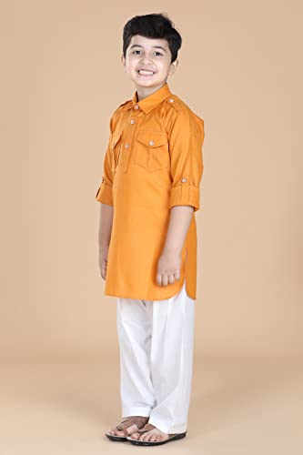 AJ DEZINES® Boys Ethnic Wear Cotton Pathani Suit || Diwali Outfit3