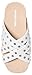 Michael Kors Women's Irene Flat Sandal, Optic White, 8.5