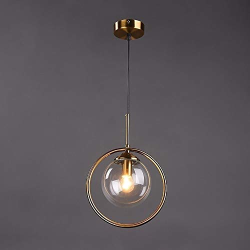 Suspension boule de verre moderne E14 HNVBDOPAE pour îlot de cuisine